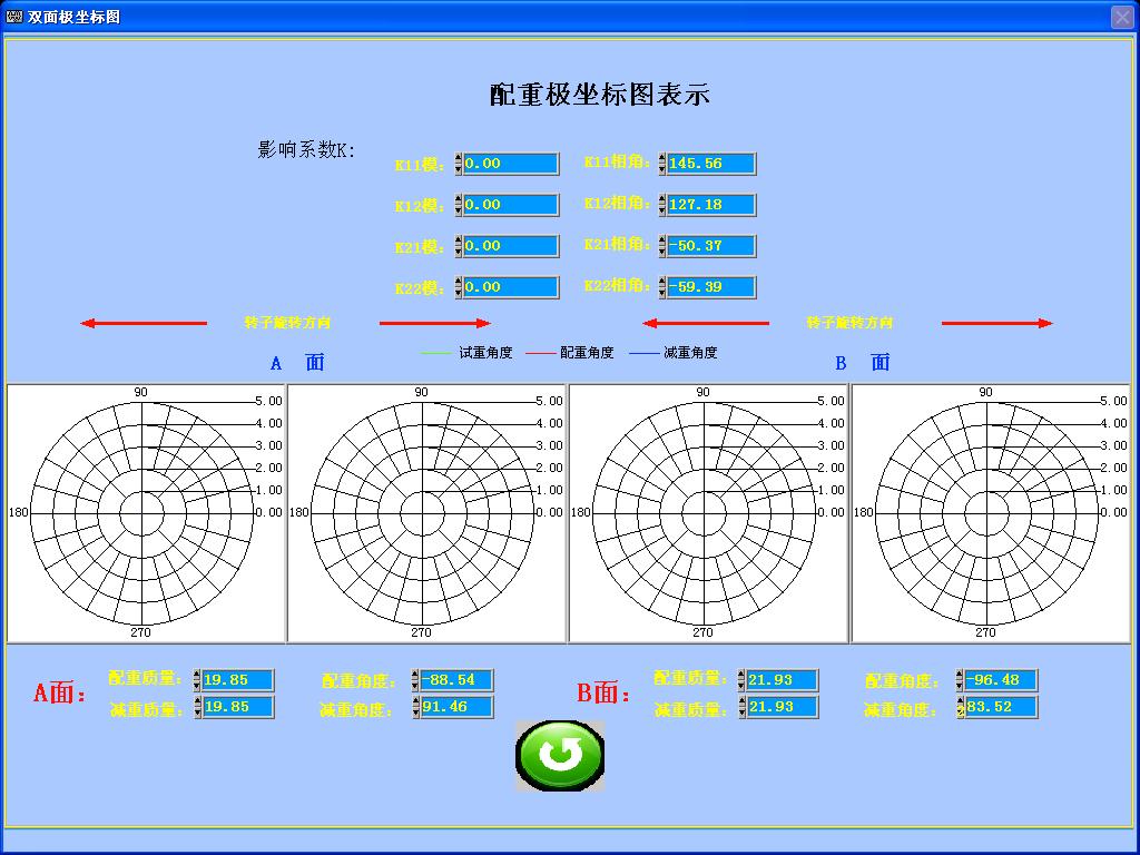 配重極坐標(biāo)圖標(biāo)是界面